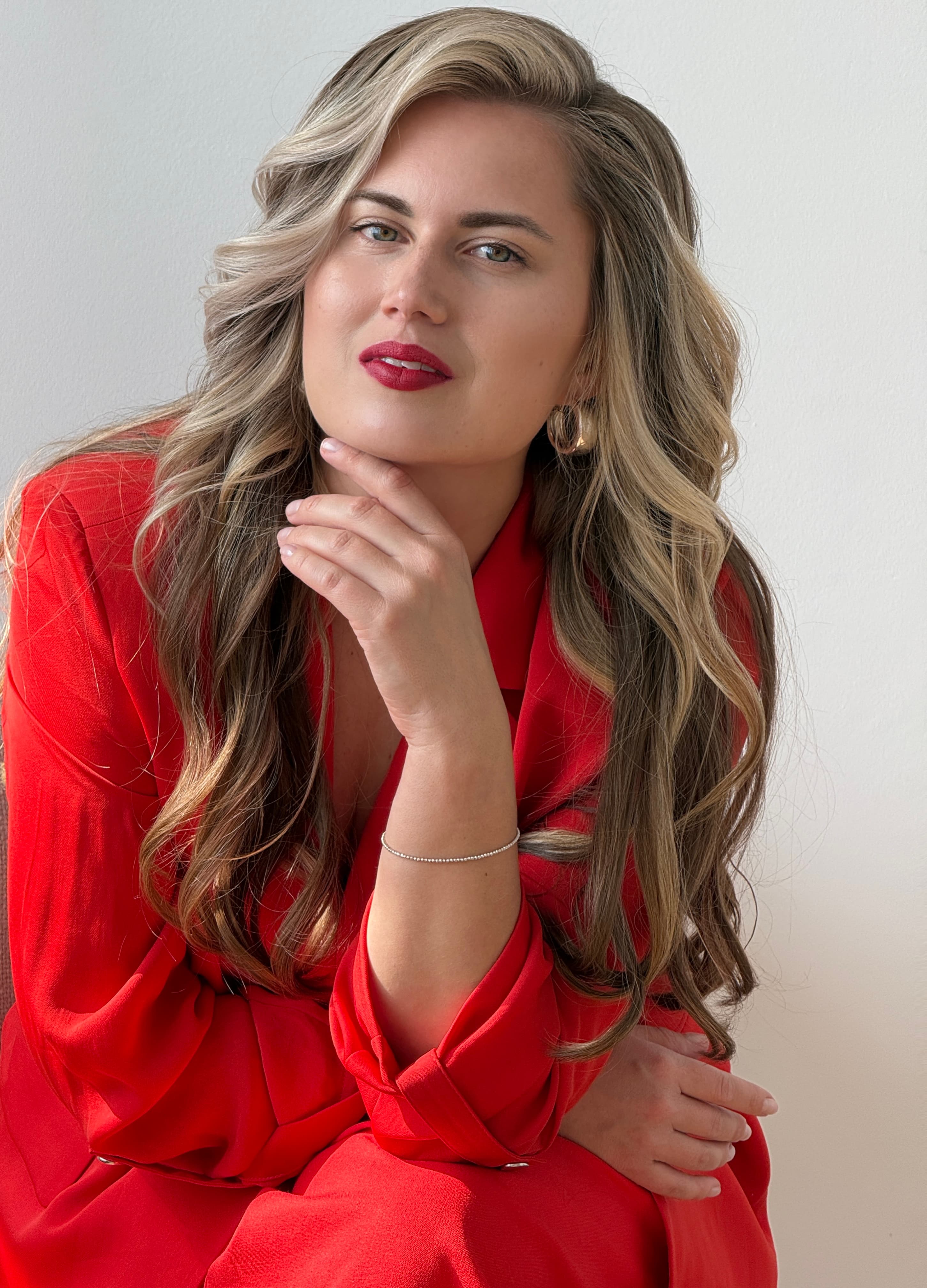 Anna Maltseva seated portrait